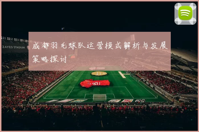 成都羽毛球队运营模式解析与发展策略探讨